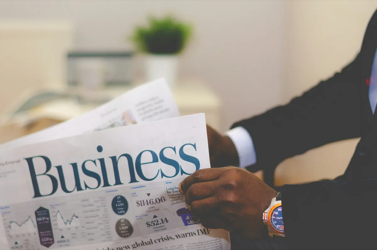 Business advisor in conversation